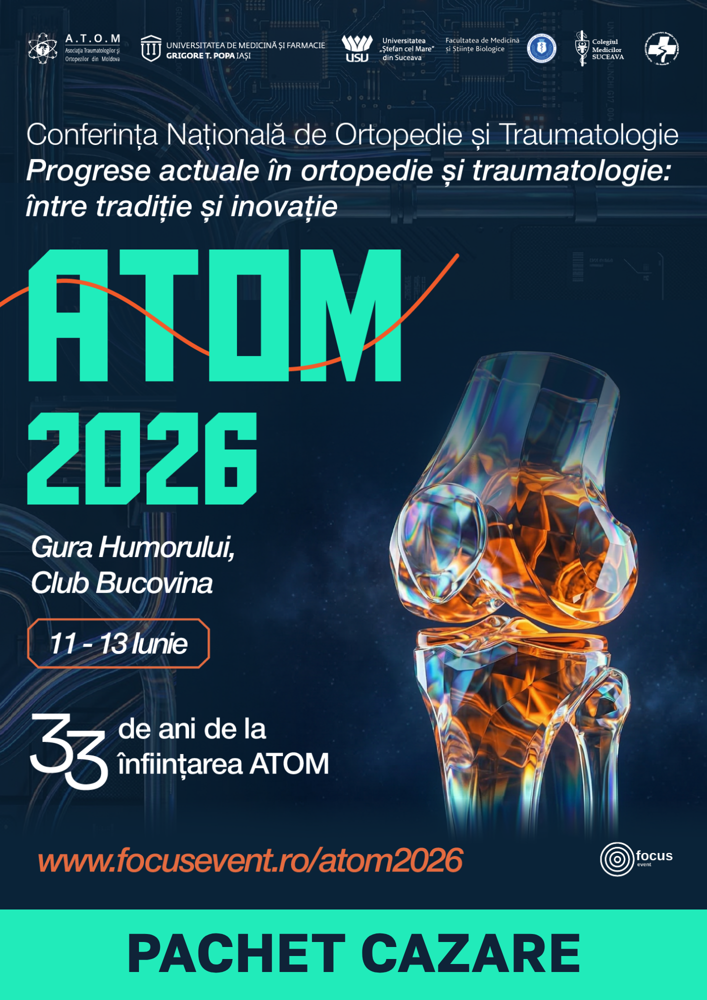 Cazare Conferința ATOM 2026