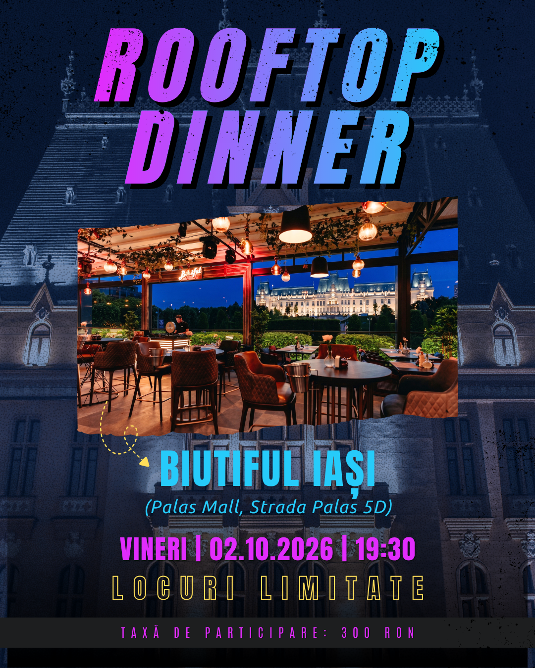 Rooftop Dinner – Zilele Institutului de Psihiatrie Socola Iași